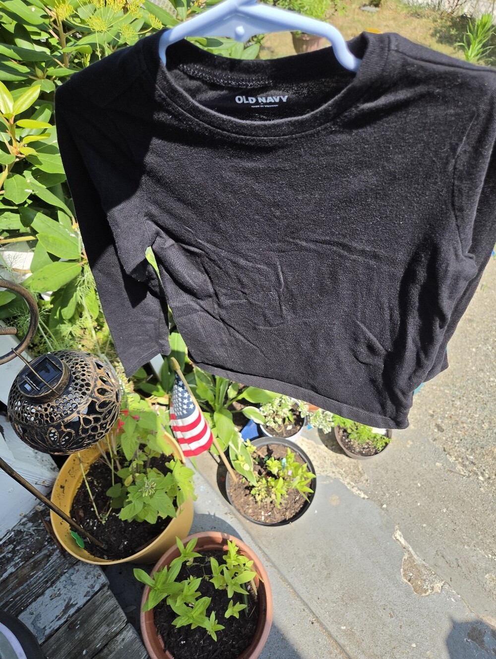 Old Navy EUC Black Long-Sleeve Kids Tee Sz 5T